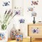 6 Pcs Large Vintage Flowers Rub on Transfers (Vintage) 12 inches x 8 inches